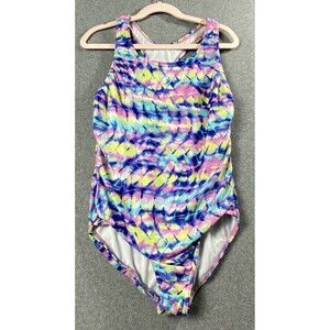 Speedo Girl's Swimsuit Size L Multicolored